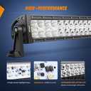 Nilight LED Light Bar 54Inch 312W 21800LM Curved Spot Flood Combo Driving Lamp Roof Bumper Off Road LED Work Lights Pods for Van Camper Wagon Car Pickup Golf Cart ATV UTV SUV Truck Boat 4x4
