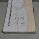 DEIOVWXS Makeup Mirror, 3000mAh Rechargeable Double-Sided Magnifying Vanity Mirror with 3 Colors, 1X/10X, 360 Rotation, Adjustable Brightness, Gifts for Mom, Women,Wife, Girls, Dorm Room Essential (Chrome)