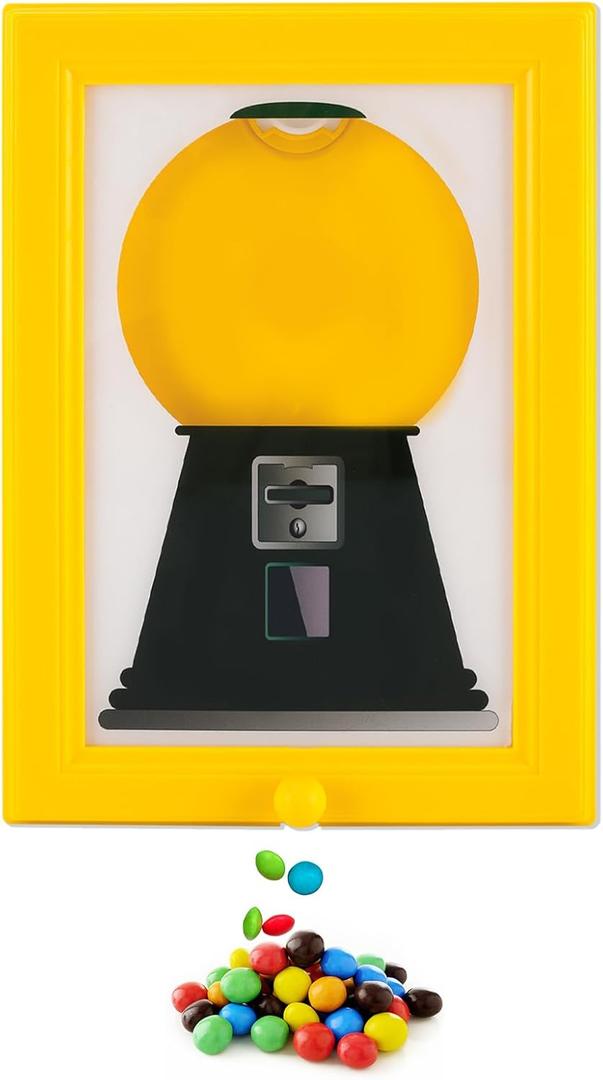 Candy Dispenser Picture Frame, Candy Dispenser, Rare Vintage the Handy Candy Frame, Handy Fast Distribution Candies, Nuts, Dog & Cat Treats, Hanging Candy Frame Mini Wall Mounted Gumball Machine
