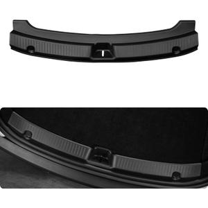 BASENOR Rear Bumper Guard for 2025 2026 Tesla Model Y Juniper, Full Edge Coverage TPE Trunk Sill Protector, Anti-Scratch Shield for Dogs & Cargo Model Y Juniper (Premium & Performance) OEM Look