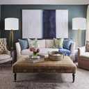 Set of 2 Pure White Linen Drum Lamp Shade 13" Top x 13" Bottom x 10" High (Spider) Contemporary Lamp Shades for Table Lamps & Bedside Lamps Replacement Lampshade - GO&SO - Assembly is Required