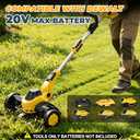 11 Inch Weed Wacker Cordless Compatible with DEWALT 20V MAX Battery