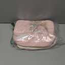 YOOLIFE Hanging Toiletry Bag for Women - Travel Toiletry Bag Makeup Bag, Portable Toiletries Cosmetic Bag, Airplane Travel Essentials - Letter P, Pink