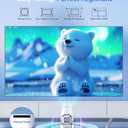 Magcubic Mini Projector with WiFi 6 and Bluetooth 5.4, Portable Projector 4K Support, 5W Soundbase Speaker, Auto Vertical Keystone 180Rotatable Smart Proyector for Movie Home Outdoor