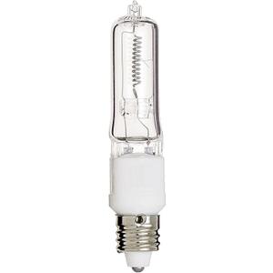 Satco S3162 120V 50-Watt T4 E11 Base Light Bulb, Clear, Pack of 2