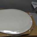 Bemis 500EC Durable Wood Toilet Seat with Easy Clean Hinges, Made in USA, Round, Biscuit
