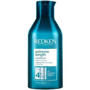 Redken Extreme Length Conditioner For Damaged Hair - Fortifies, Strengthens and Conditions Hair, Infused With Biotin & Castor Oil For Hair Growth