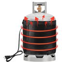 Propane Tank Heater Blanket - 47.5 x 13.5" Gas LP Cylinder Warmer With Temperature Control 85-105F for 20, 30, 40 LB Tanks