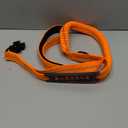Heavy Duty Dog Leash, 46FT Shock Absorbing Dog Leashes with Traffic Handle and Comfortable Padded Handles, Advanced Easy Metal Clip, No Pull Reflective Leash for Medium Large Dogs that Pull (Orange)