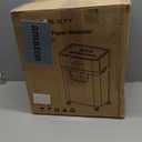 BONSEN 16-Sheet Heavy Duty Paper Shredder for Office, 60-Minute Running Time Cross-Cut CD Shredder with 60dB Low-Noise, 5.3-Gallon Pull Out Bin, Anti-Jam & Quiet Shredder for Home Office (S3102)