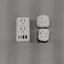 2500W Voltage Converter US to Europe, 220V to 110V Converter for European Travel, Power Converter Adapter Combo with 2 USB-A 2 USB-C, UK/AU/US/IT/European Travel Plug Adapters for Hair Dryer