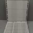 XL Stackable Plastic Storage Basket, 4 Packs Closet Storage Bins for Clothes Sweater Organizer for Closet Folding Closet Organizers and Storage Closet Shelf Storage Container for Cupboard Bedroom 4XL