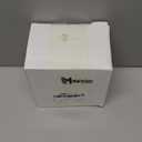 Meanplan 10 Pieces Beaded Wood Coasters Bulk Farmhouse Coasters for Drinks Coffee Table 4.7 Inch Round Farmhouse Beaded Rustic Decorative White Bar Mats for Home Kitchen Decor