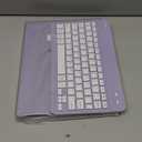 FINTIE Keyboard Case for iPad Air 11-inch M3 (2025) / M2 (2024), iPad Air 5th (2022) / 4th Generation 10.9 Inch - Soft TPU Cover w/Magnetically Detachable Bluetooth Keyboard, Lilac Purple