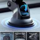 ESR for MagSafe Car Mount Charger, for Magsafe Car Charger, Dashboard Suction Cup Magnetic Car Mount, 360 Rotation, Magnetic Car Phone Holder for iPhone 17e/17/16/15/14/13/12, S26/S25, Fast Charging