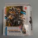 2-in-1 Collision Transformation Dinosaur Car Toy |Magnetic Cars Convertible Robot Toys|DinosaurToys for Kids 3-12 Ideal Christmas Birthday Gift for Boys(Golden)