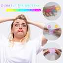 Textured Multi Ball for Sensory Exploration| Squishy Stress Textured Multi Malt Sugar Balls| Soft Sensory Squeeze Toy|The Perfect Desktop Accessory for Anxiety and Relaxation(3Pcs)