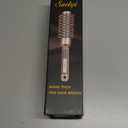 Sndyi Small Round Brush for Blow Out, Nano Thermal Ceramic Ionic Round Hair Brush with Boar Bristles, Boost Shine & Volume, For Short Hair with Quick Blow Drying & Salon Styling - 2.3'', Barrel 1.3''