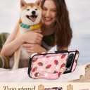 Petitian for Google Pixel 8Pro Case with Wallet - Women Girls Cute Girly Aesthetic Unique Design Leather Credit Card Holder Cardholder Stand Wristband for Pixel 8Pro, Strawberry