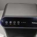 Dehumidifier for Home 1000 sq.ft - Small Quiet Dehumidifier with Auto Shut Off, Aromatherapy, 3 Gear Timer, Sleep Mode, 7-Color LED Light, Drain Hose for Bedroom, Bathroom, Basement, RV(Matte Silver)