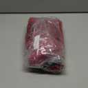 GORILLA GRIP Soft Chenille Bathroom Toilet Lid Cover, Machine Washable Seat Covers, 19.5x18.5, Stays in Place Rubber Backing, Fits Most Round, Elongated and Oblong Lids, Accessories Decor, Red