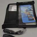 [Up to 10"] Large Waterproof Phone Pouch Bag - 2 Pack IPX8 Waterproof Phone Case for iPhone 17 16 15 Pro Max Galaxy S26 S25 Ultra, Touchscreen & Underwater Photography, Beach Cruise Travel Essentials