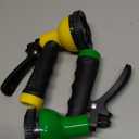Garden Hose Nozzle Sprayer: 2 Pack 10 Watering Patterns Water Hose Spray Nozzles for Garden Hose Heavy Duty Hose Head Hose Attachment for Garden Hose YellowGreen