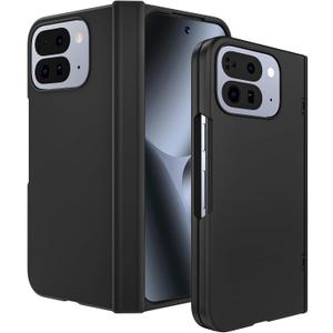 VEGO for Pixel 10 Pro Fold Case with Built-in Screen Protector[Hinge Protection] [Anti-Scratch] Full Body Shockproof Drop Protection Slim Case for Google Pixel 10 Pro Fold 2025-Black