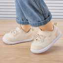 BMCiTYBM Baby Walking Sneakers Mesh Barefoot Boys Girls Breathable Shoes (12-18 Months Toddler, 1-camel)