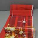 Red and Gold Star Backdrop Red Carpet Curtain Christmas Photography Backdrops Background for Golden Glitter Hollywood Prom VIP Xmas Party Decoration Indian Bday Banner Photo Booth Shoot Backdrop 8x6ft