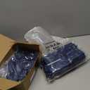 Qilery 50 Pcs Christmas Mini Paper Gift Bags Bulk with Tissue Paper Small Gift Bags with Handle and Tags for Birthday Wedding Thanksgiving Christmas Party Business(Navy Blue,4.7 x 2.4 x 3.9'') (1 count (Pack of 50))