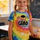 Kindergartner Pre-K Graduation T-Shirt for Boys Girls Kids Last Day of School Shirt Graduate Squad Short Sleeve Tee