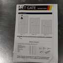 SHYUJAJIE 71 Inch Extra Tall Pet Gate for Cats, 29.5-43" Adjustable Wide Dog Gates, Pressure Mounted Walk Through Tall Cat Gate for Doorways,Hallway,Stairs,House（Black）