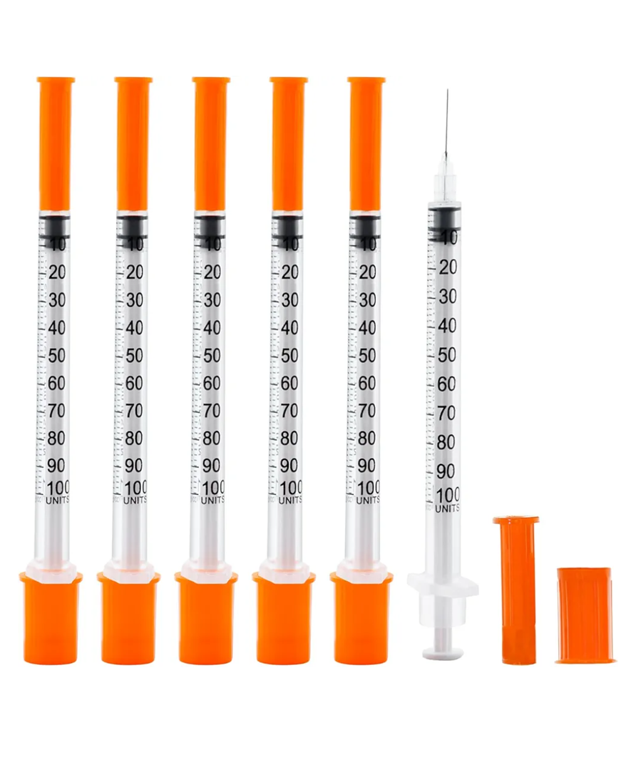 U-100 1cc 30 Gauge 5/16 Inch Syringe, Individually Packed 30 PACK