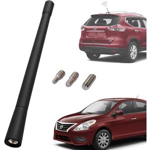 7 Inch Power Roof Antenna Mast Compatible for Nissan Rogue 2008-2016 | Versa Sentra Murano Altima Replacement Car Radio Antenna 28215-8H700,28215-CA000,6R0035849A