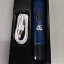 Casfuy Dog Nail Grinder with LED Light - Upgraded 2-Speed Electric Pet Nail Trimmer Powerful Painless Paws Grooming & Smoothing for Small Medium Large Dogs & Cats (Dark Blue)