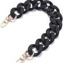 AUMEY Handbag Chain Straps Acrylic Purse Chain Strap Fashionable Replacement Purse Clutches Handles for Purse Handbags DIY
