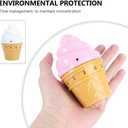 Cabilock Ice Cream Mechanical Kitchen Timer 60-Minute Countdown Clock 4.17X2.59X2.59In Plastic Cooking Timer for Baking Cooking Classroom Use