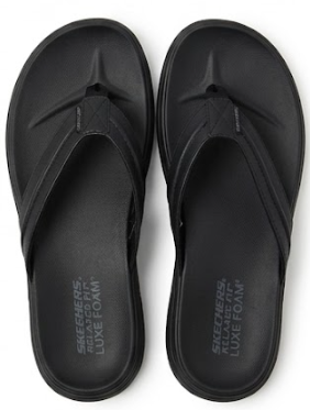 Skechers Relax Fit Luxe Foam Men's Flip-Flops Size 11