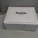 Rollda Kids Cowboy Boots for Boys Girls Western Square Toe Cowgirl Boots with Walking Heel (Toddler/Little Kid/Big Kid) (Dark Brown)