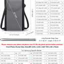 S-ZONE Small Crossbody Bags for Women Cell Phone Purse RFID Blocking Wallet Purses with Credit Card Slots