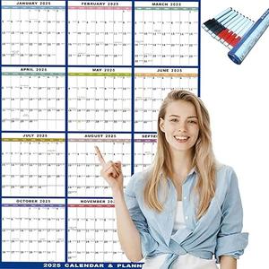 23" x 35" At a Glance 2025 Wall Calendar, Dry Erase Calendar for Wall, Full Year Wall Calendar 2025- Reversible, Horizontal/Vertical (2025)