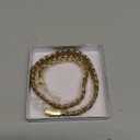 Cuban Link Dog Collar Gold Silver Color Metal Chain Diamond Pet Collars for Dogs Cats Jewelry 8/10/14/16/18/20/24/28 Inch (16inch, Gold)