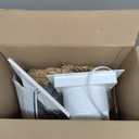 Bathroom Exhaust Fan 10" Panel Ultra Quiet without Light8x8 Mount, 110CFM, 4" Duct for Bathroom/Garage/Home (8in(Hole Size))