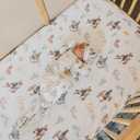 Premium Fitted Knit Crib Sheet/Toddler Sheet Boone by Copper Pearl