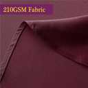 Obstal 210GSM Rectangle Table Cloth - Heavy Duty Water Resistance Microfiber Tablecloth, Decorative Fabric Table Cover for Outdoor and Indoor Use (Burgundy, 60 x 84 Inch)