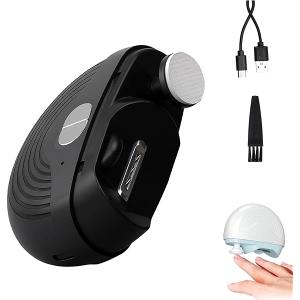 3 Speeds Strong Power Automatic Nails Clipper with Polisher, LED Light, Rechargeable Nail Clippers for Toenails Fingernails