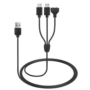 LONNKY 3-in-1 Dog Training Collar Charger for NVK, UKE, Delupet, Yawpet, Chicdeal, PECOLE Shock Collar and Remote, Shock Collar Charging Cord with Magnetic Charging, Type-C and Micro USB Cable