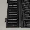 12 Pieces 1/2-Inch Drive Deep 12-Point Metric Impact Socket Set, Cr-V, 10mm to 24mm, Drill Socket Adapter 1/2"