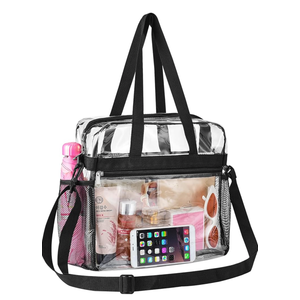 Oraben Clear Tote Bag Clear Bag Stadium Approved 12x6x12 Stadium Bag for Work, Sports Games,Gym